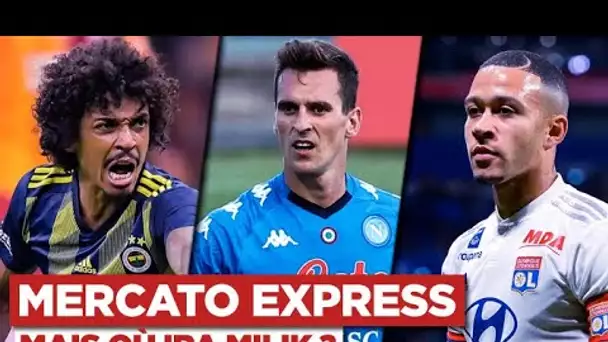 TRANSFERTS : Milik, OM, Luiz Gustavo, Depay… Les infos Mercato du 8 janvier !