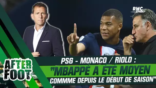 PSG 1-1 Monaco : "Mbappé a été moyen comme depuis le début de la saison", estime Riolo