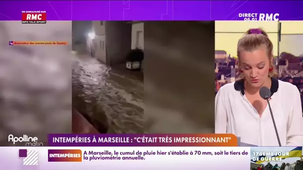 Intempéries à Marseille : "C'était très impressionnant"
