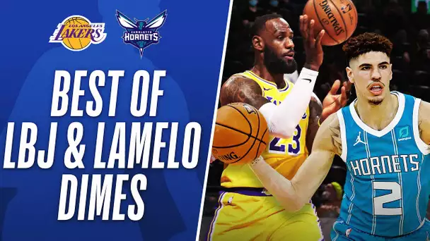 LeBron and LaMelo's  BEST Dimes this Season!