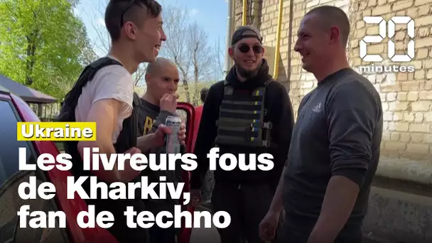 Guerre en Ukraine : Du son techno dans les enceintes, ils acheminent de l'aide alimentaire à Kharkiv