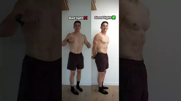 Good light ✅ VS Bad light ❌