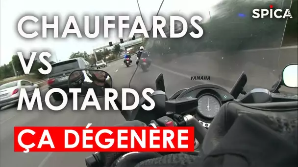 Chauffard vs motard : ça dégénère sur l'autoroute