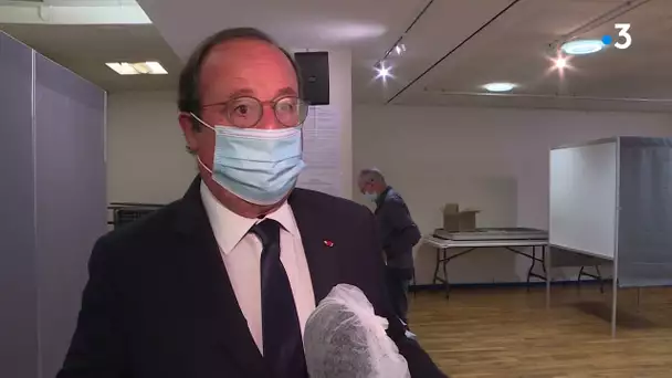 Réaction de François Hollande à l'issue du 1er tour