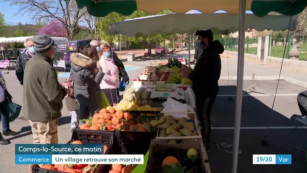 Camps-la-Source: le marché hebdomadaire refait surface