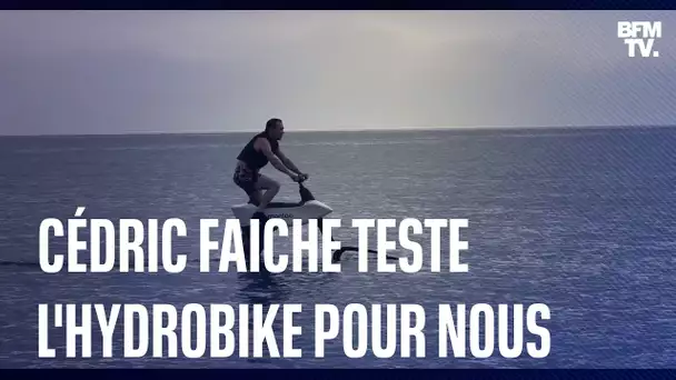 Faire du vélo sur la mer, c'est possible grâce à l'hydrobike