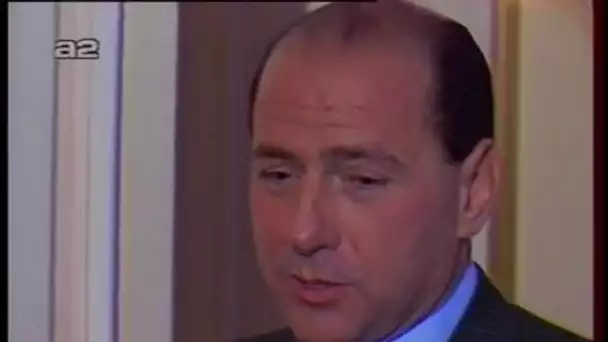 Interview de Silvio Berlusconi à propos de la future chaîne de télévision - Archive vidéo INA