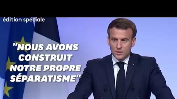 Face au séparatisme islamiste, Macron pointe la "ghettoïsation que notre République a laissé fai