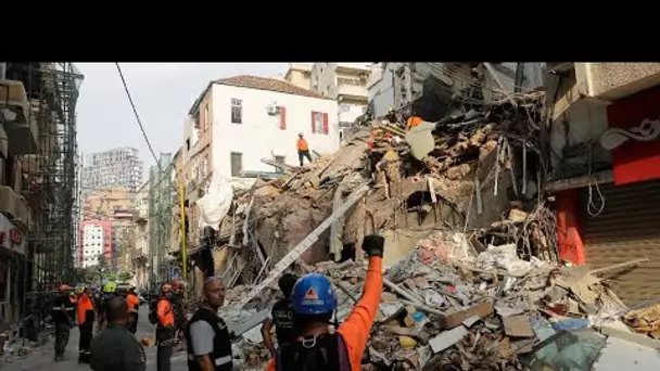 À Beyrouth, les autorités cherchent un éventuel survivant, un mois après les explosions