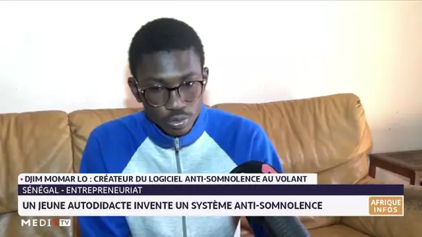 Sénégal : un jeune autodidacte invente un système anti-somnolence
