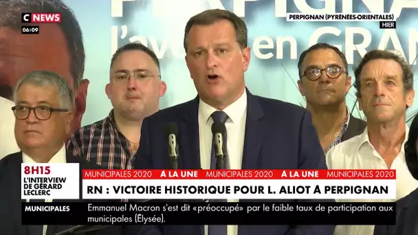 Municipales 2020 : victoire historique pour Louis Aliot et le Rassemblement national à Perpignan