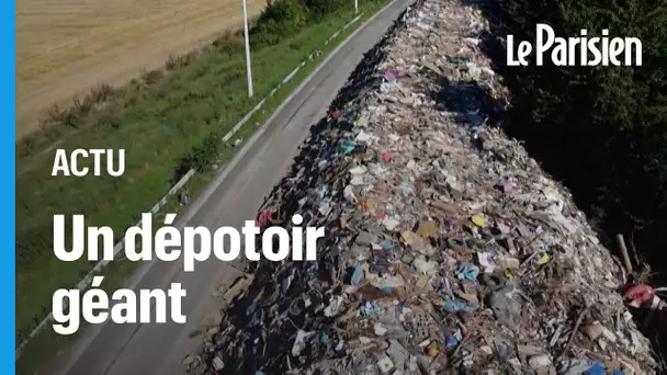En Belgique, une autoroute abandonnée transformée en dépotoir géant
