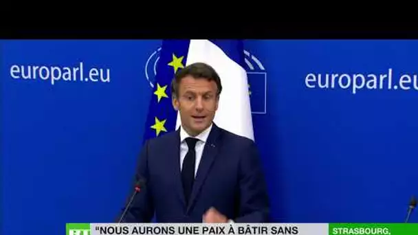 Emmanuel Macron : «Nous aurons une paix à bâtir sans exclusion de l’un ou de l’autre»