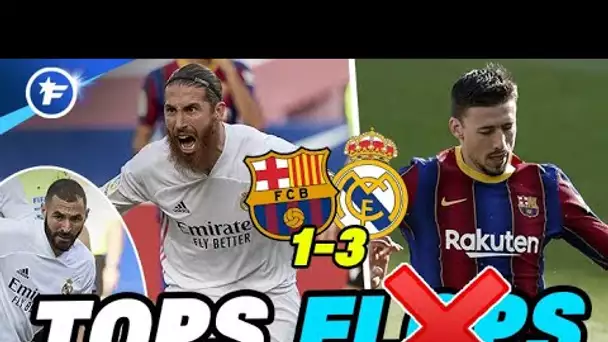 Barça-Real Madrid (1-3) : Ramos en héros, Benzema a tout réussi, Lenglet se loupe | Tops et Flops