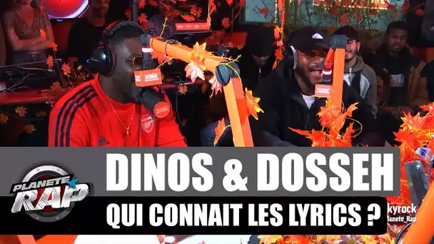Dinos & Dosseh - Qui connaît les lyrics de l'autre ? #PlanèteRap
