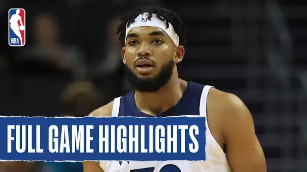 TIMBERWOLVES at HORNETS | Towns Dominates On Both Ends | Oct. 25, 2019