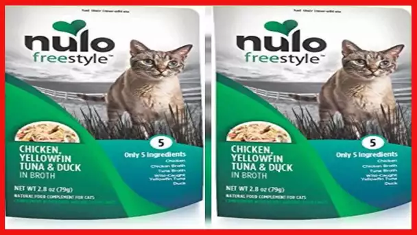 Nulo Freestyle Wet Cat Food - Chicken, Yellowfin Tuna, & Duck - 2.8 oz Pouches