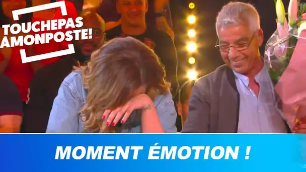 Chimène Badi fond en larmes en découvrant son papa dans TPMP !