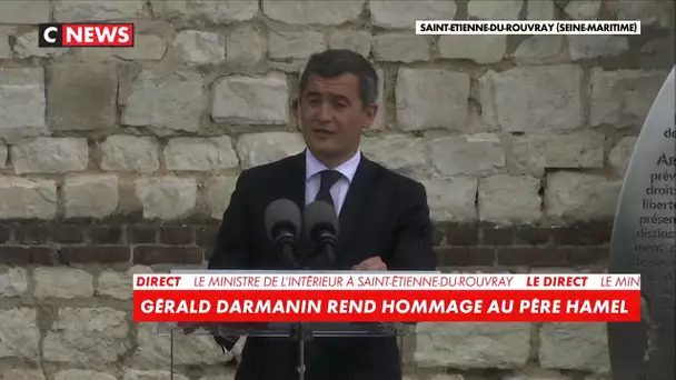 Gérald Darmanin : «Les Français ont souffert comme si ils étaient tous catholiques» #pèreHamel