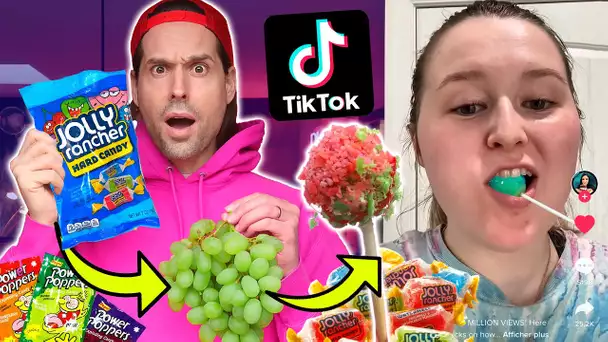 JE MANGE QUE DES RECETTES TIKTOK (c'est étonnant !) - HUBY