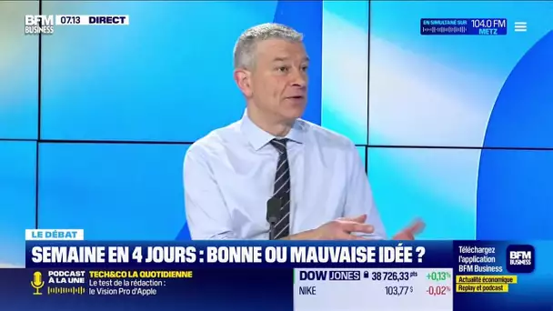 Nicolas Doze face à Jean-Marc Daniel : Semaine en 4 jours, bonne ou mauvaise idée ?