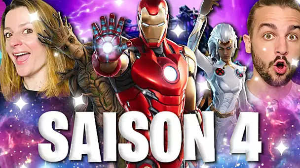 SAISON 4 FORTNITE x MARVEL : ON ACHÈTE LE PASSE DE COMBAT DE LA SAISON 4 ! FORTNITE DUO FR