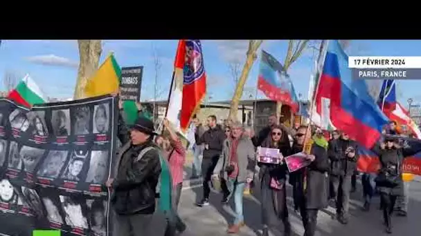 🇫🇷  Paris : rassemblement en mémoire des enfants tués dans le Donbass