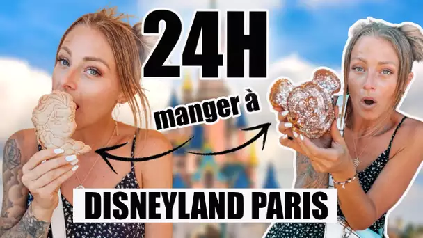 JE MANGE QUE DE LA NOURRITURE DE DISNEY PENDANT 24H !