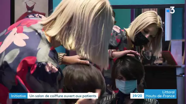 Elle ouvre son salon de coiffure pour les personnes malades pendant le confinement.