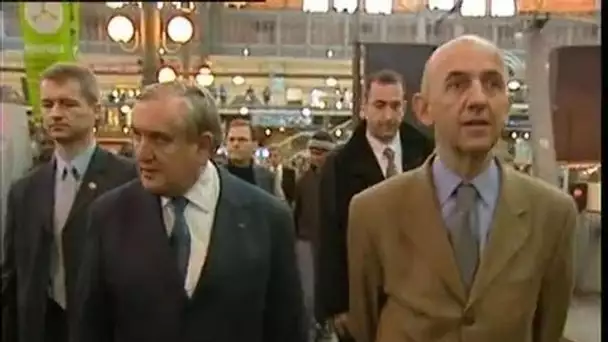 [Plan Vigipirate, Raffarin à la gare du Nord]