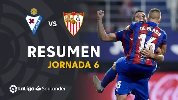 Resumen de SD Eibar vs Sevilla FC (3-2)