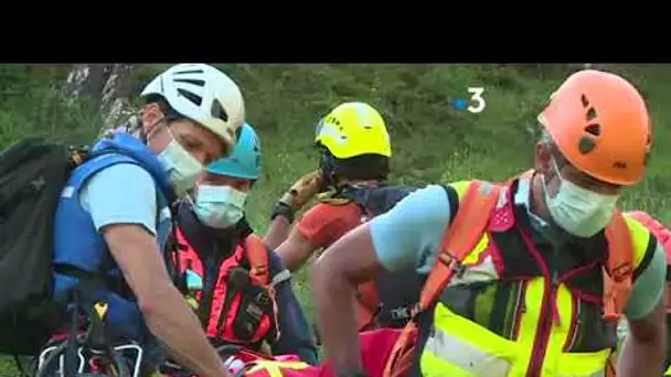 EXERCICE DE SECOURS EN MONTAGNE
