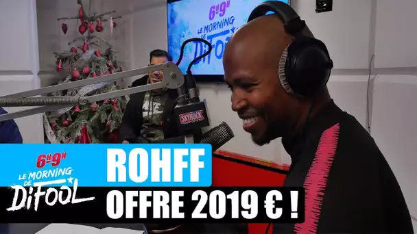 Rohff offre 2019€ à un auditeur ! #MorningDeDifool