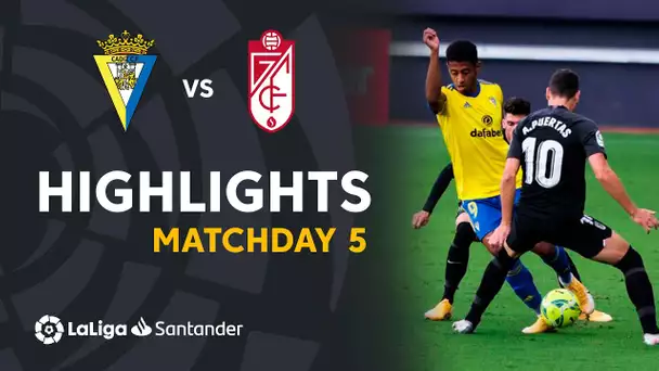 Highlights Cádiz CF vs Granada CF (1-1)