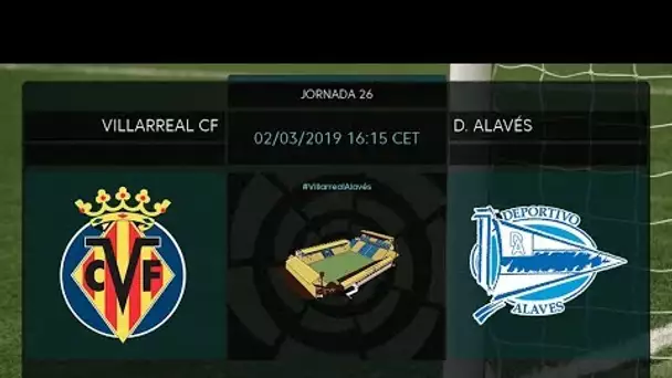 Calentamiento Villarreal CF vs D. Alavés