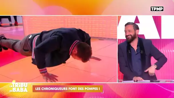 Les chroniqueurs testent leur aptitude à faire des pompes ! 😂