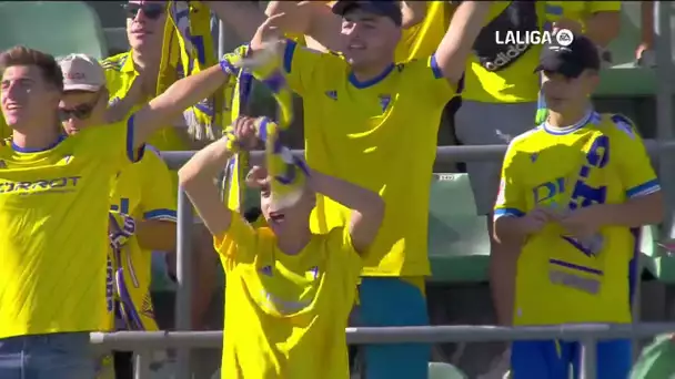 Calentamiento Real Betis vs Cádiz CF