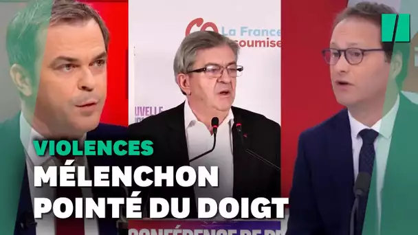 Après les violences à Sainte-Soline, Mélenchon coupable idéal de la droite et la majorité