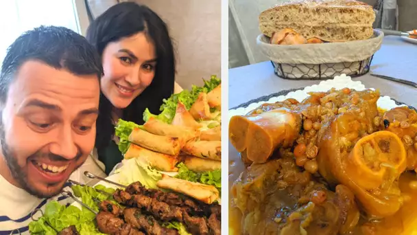 Elle me cuisine ces PLATS MAROCAINS INTROUVABLES dans les RESTOS - VLOG #972