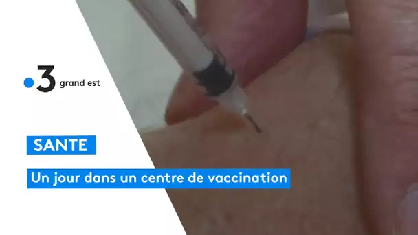 Immersion au centre de vaccination de Drulingen