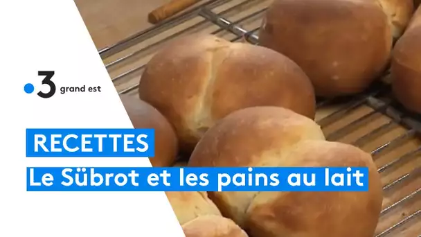 Recettes du Sübrot et des pains au lait d'Alsace