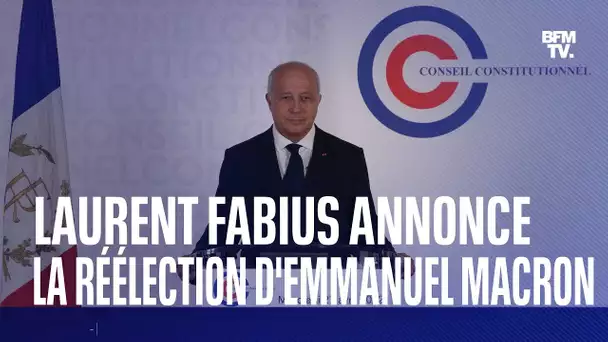 Présidentielle: Laurent Fabius annonce officiellement la réélection d’Emmanuel Macron
