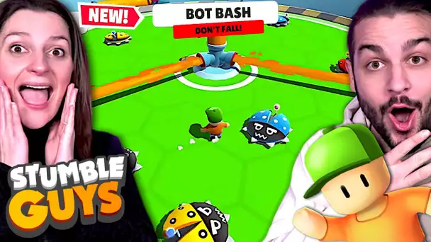 LA NOUVELLE MAP BOT BASH DE STUMBLE GUYS ! GAMEPLAY STUMBLE GUYS