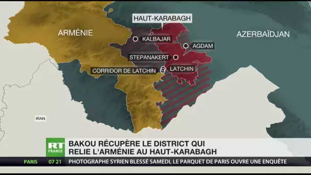 Bakou récupère le district qui relie l’Arménie au Haut-Karabagh