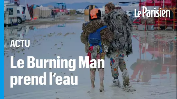 « C'est assez terrifiant » : les festivaliers du Burning Man piégés en plein désert par la pluie