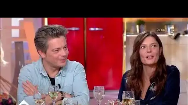 Benjamin Biolay et Chiara Mastroianni au dîner - C à Vous - 22/11/2017