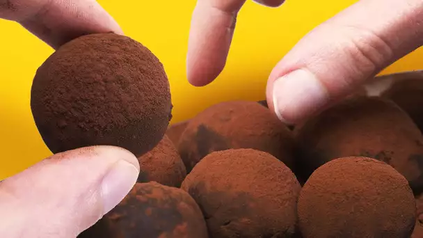 Faire des truffes au chocolat avec seulement 2 ingrédients
