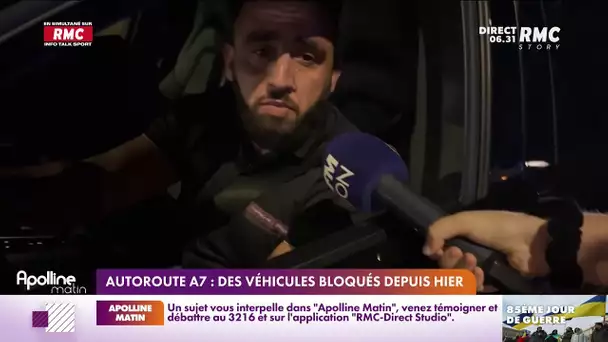 Pagaille monstre sur l'autoroute A7