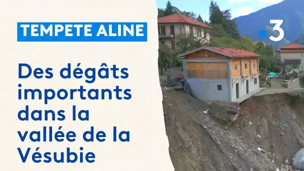 Tempête Aline : des dégâts importants dans la vallée de la Vésubie