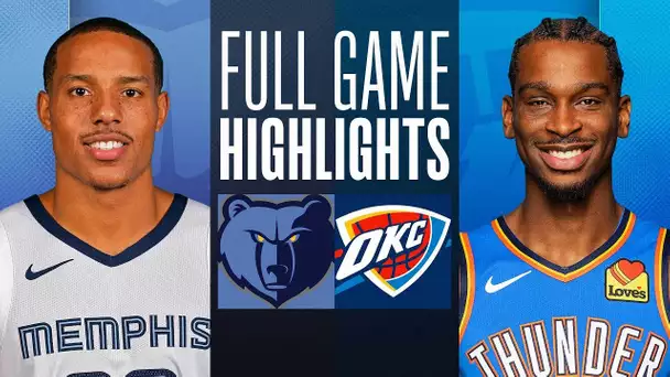 GRIZZLIES at THUNDER | FULL GAME HIGHLIGHTS | December 18, 2023